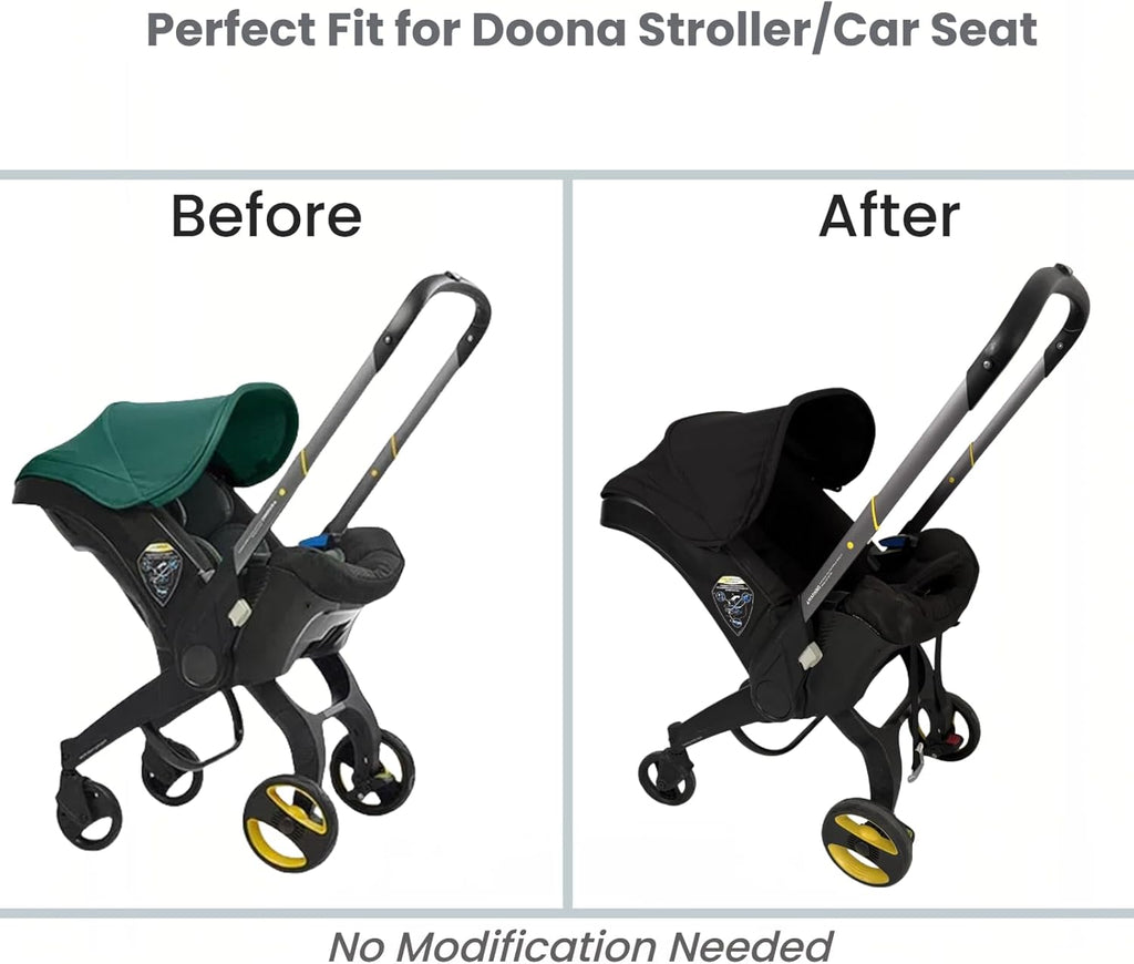 Compatible with Doona Car Seat Cover - 3 in 1 Baby Stroller Replacement Accessories for Newborn Baby Stroller