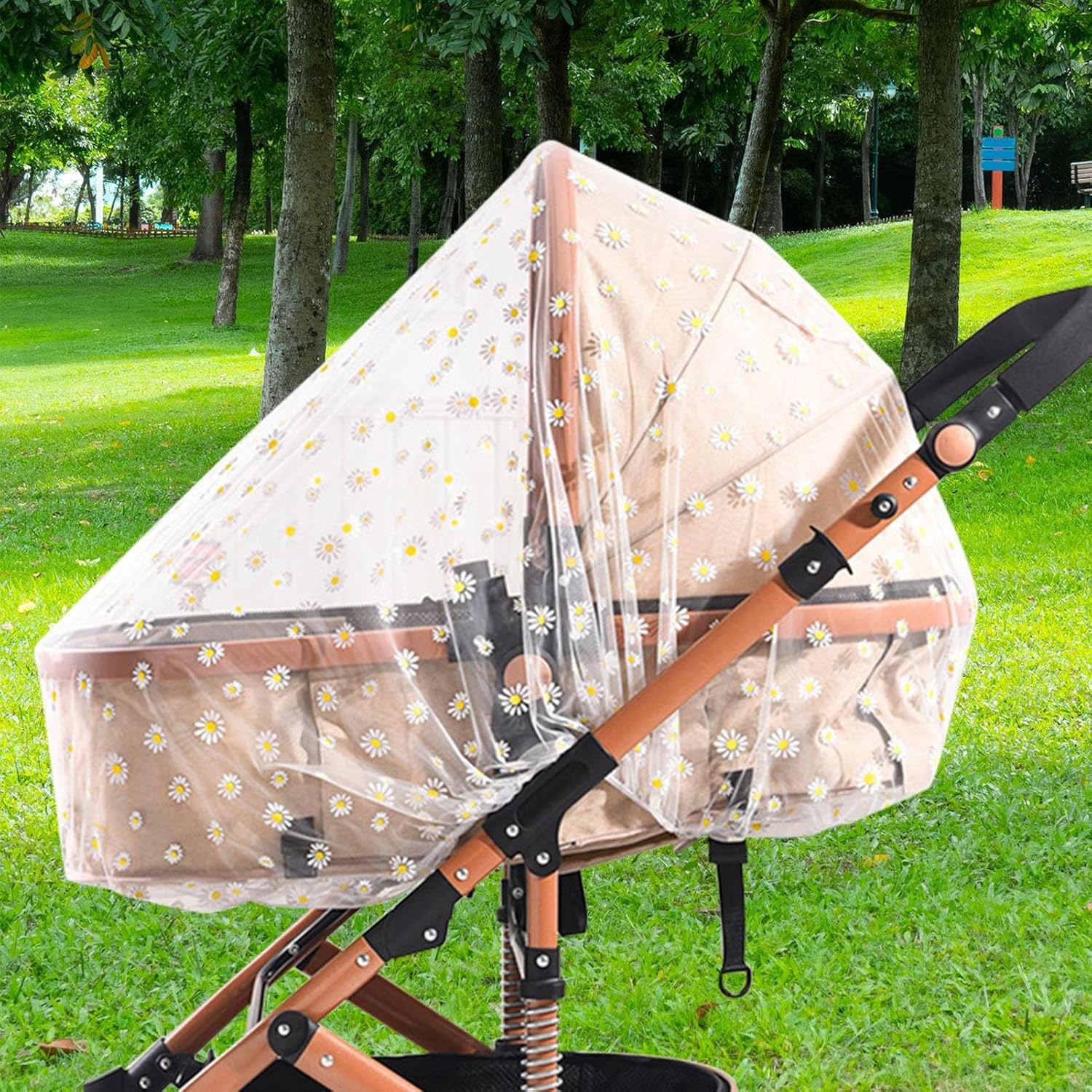 Stroller Net | 2 Pack Portable Baby Stroller Protector Covers - Elastic Stretch Shield Straps for Strollers Cribs, Cribs, Cribs, Babies